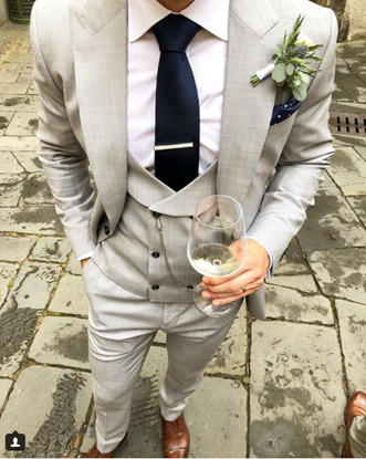 Picture of Grey Three Piece Suit