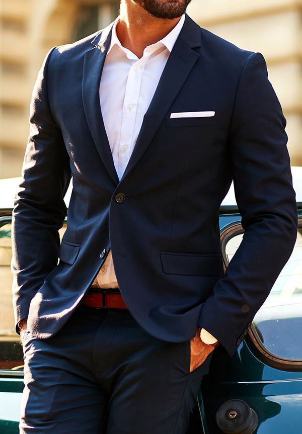 Picture of Navy two-piece suit