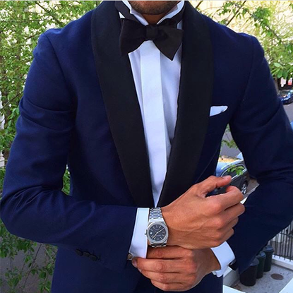 Picture of Midnight blue two-piece tuxedo
